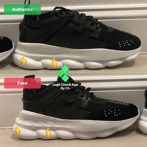 versace chain reaction fake vs real